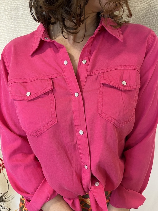 chemise 14033008 pink yarrow vila pipelettes talence 1